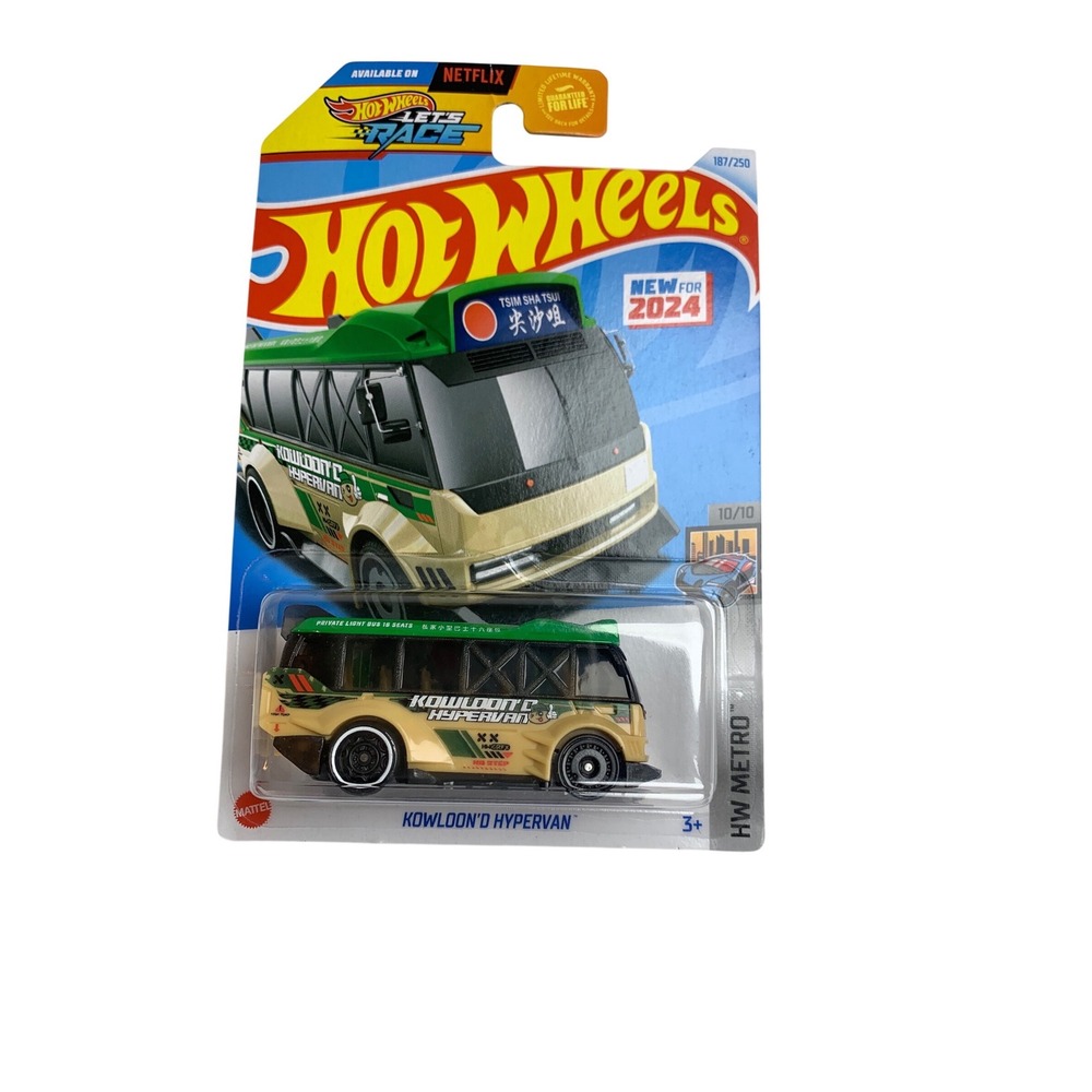 Hot Wheels Kowloon'd Hypervan Tan Green 2024 HW Metro 187/250 HRY84 New
